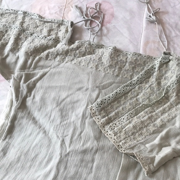 ZARA off the shoulder embroidered dress - Picture 3 of 5